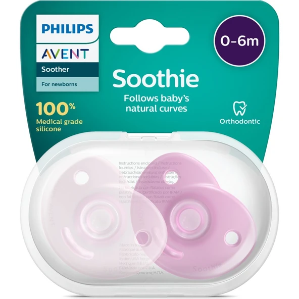 Soothie Emzik 0-6 Ay Kız ürün görseli 1