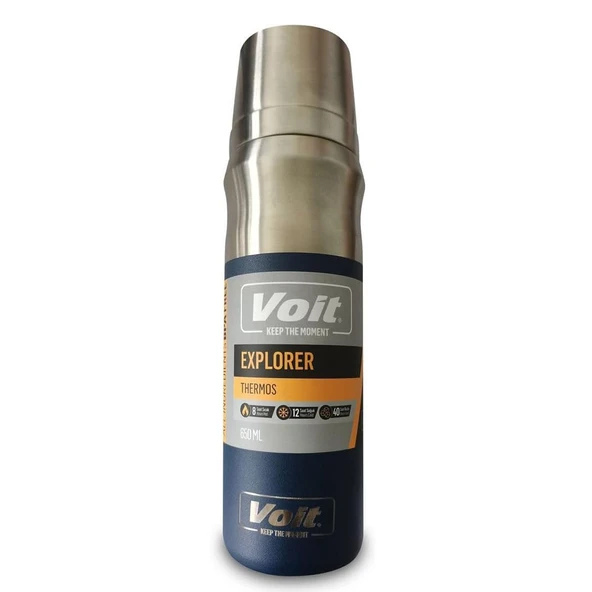 Voit Matara (Suluk) Explorer Thermos 650 Ml / Mavi / 650Ml 1Vtaktm40065 / 034-650Ml ürün görseli 1