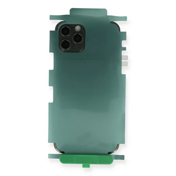 İphone 11 Pro Max 360 Mat Full Body Arka Koruyucu - Resim 6