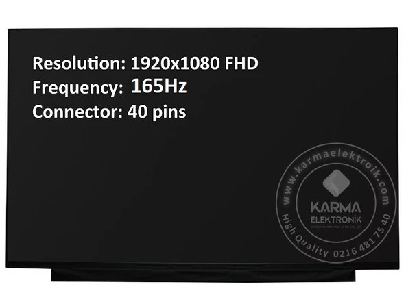HP Victus 16-d1041nt (68P26EA) LCD Ekran Panel QHD - Resim 2