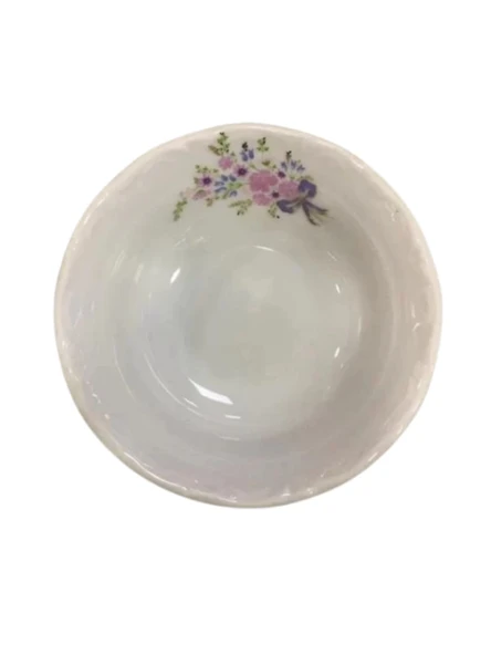 Porland 194521 Jade Desenli Beyaz Porselen Kase 13 cm 6'lı ürün görseli 1