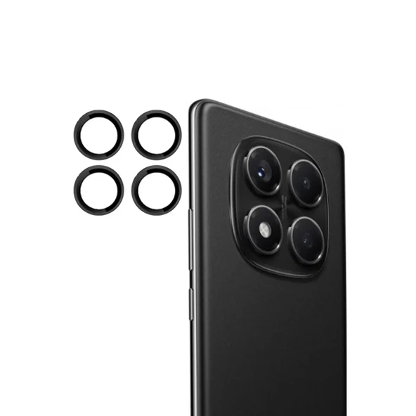Joko Xiaomi Redmi Note 14 Pro 4g Pvd Metal Kamera Lens - Siyah ürün görseli 1
