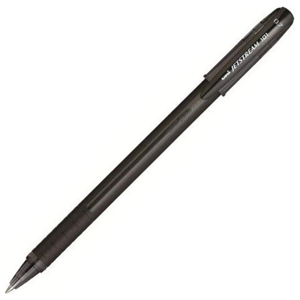 Uni-Ball Jetstream 101 0.7 Mm Hızlı Yazı Kalemi Roller Kalem Siyah SX-101 (12 Li Paket) ürün görseli 1