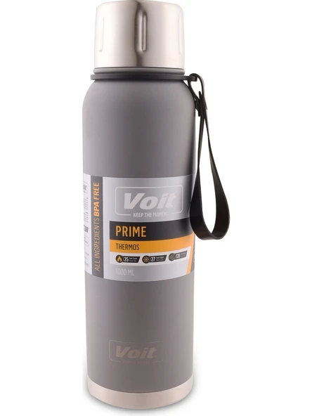 Voit Matara (Suluk) Prıme Thermos / Gri / 1000Ml 1Vtaktm42100 / 013-1000Ml ürün görseli 1