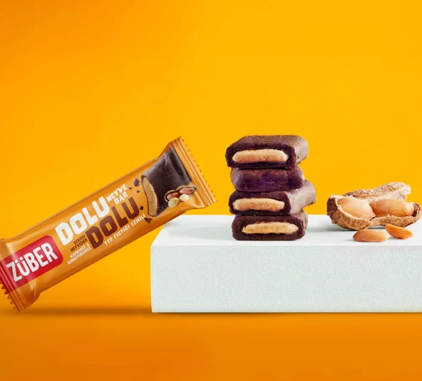 Dolu Dolu Fıstık Ezme Meyve Bar 30 Gr ürün görseli 1