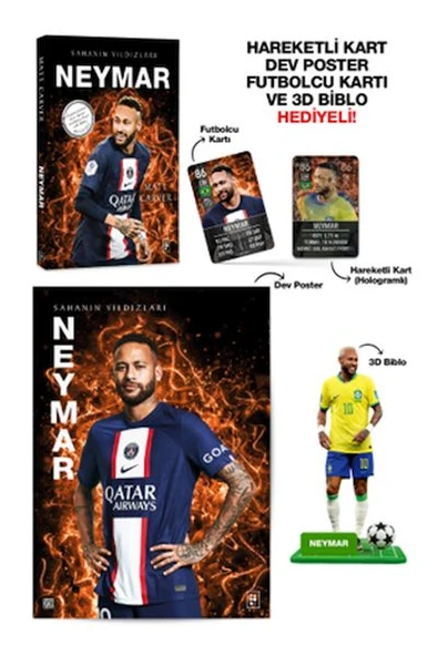 Neymar - Sahanın Yıldızları - 3D Biblo Hediyeli! ürün görseli 1