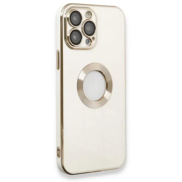 İphone 13 Pro Max Kılıf Store Silikon - Beyaz - Resim 3