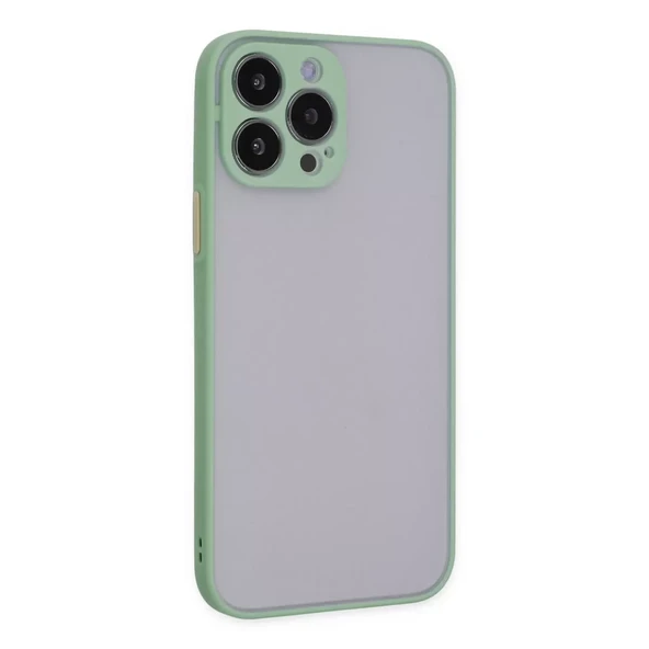 İphone 13 Pro Max Kılıf Montreal Silikon Kapak - Turkuaz ürün görseli 1