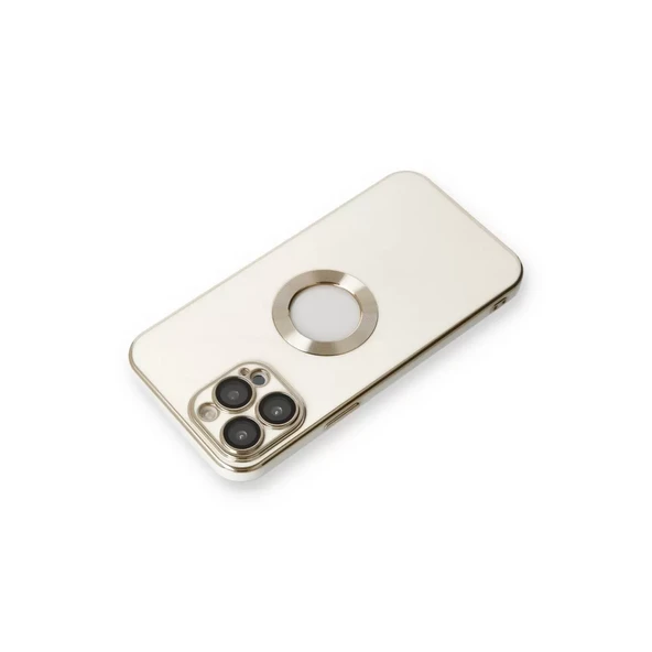 İphone 13 Pro Max Kılıf Store Silikon - Beyaz - Resim 4