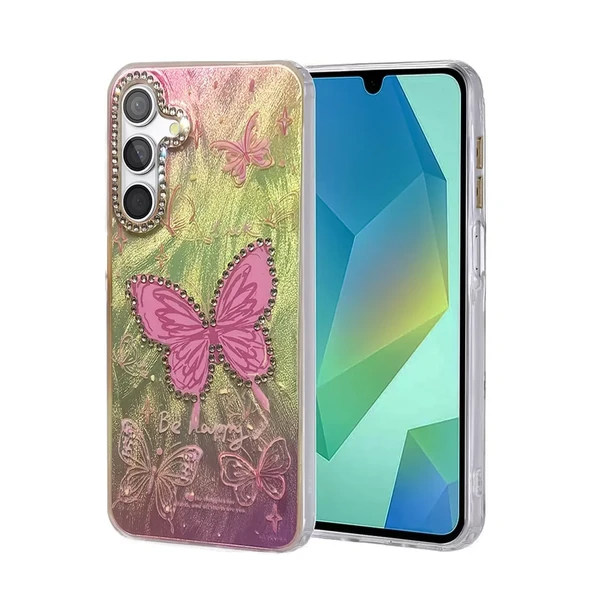 Samsung Galaxy A15 4g Kılıf Blade Aynalı Desenli Kapak - Desen 5 ürün görseli 1