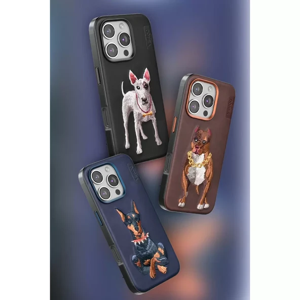 Venco İphone 16 Pro Perma Desenli Kapak - Kahverengi ürün görseli 1