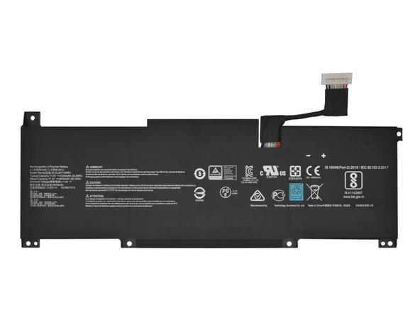 MSI Modern 15 A11SBU Serisi Notebook Bataryası, Laptop Pili - (Beyaz Soket - 10 Pin) ürün görseli 1