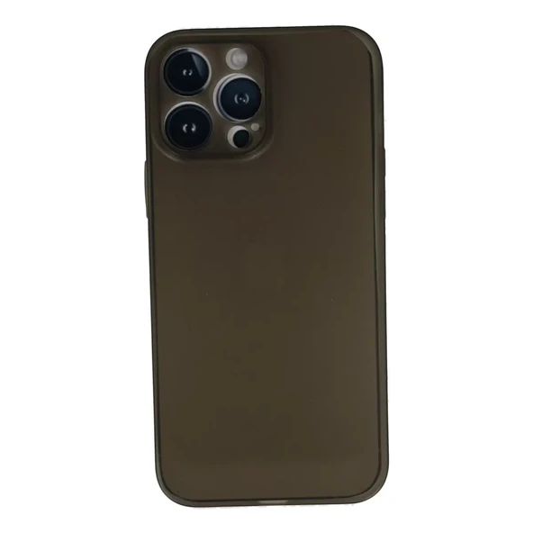 İphone 13 Pro Kılıf Pp Ultra İnce Kapak - Gri ürün görseli 1