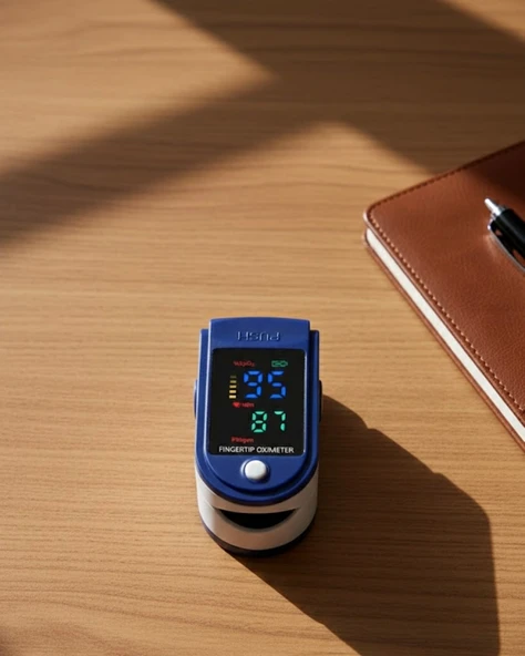Parmak Tipi Pulse Oksimetre Hassas Ölçüm Taşınabilir Sağlık Cihazı ürün görseli 1