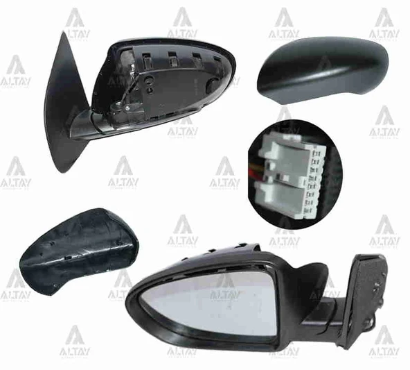 Nissan Qashqai 2007-2013 Dış Dikiz Aynası Elektrikli Isıtmalı Sol (Oem No:96302Jd82A) ürün görseli 1
