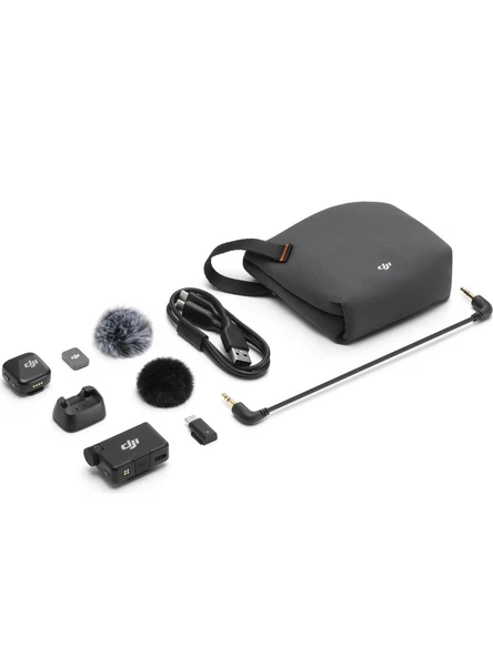 DJI Mic Mini Kablosuz Tek Kişilik Mikrofon Seti ürün görseli 1