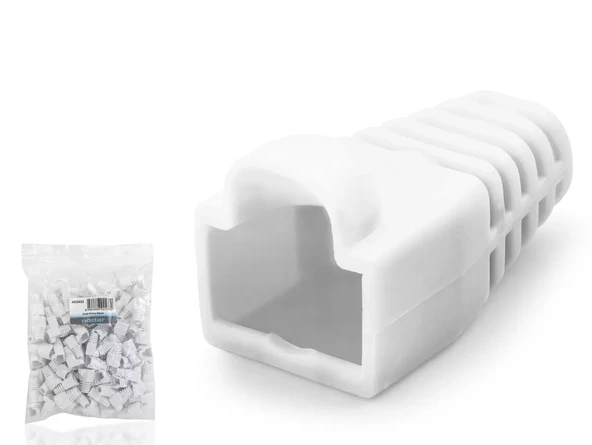 Rj45 Konnektör Papuç - 100 Adet Beyaz / Ekonomik Poşet Paket ND2433 ürün görseli 1