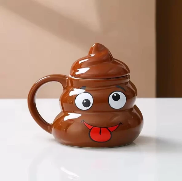Şakacı Poo Kupa Bardak ürün görseli 1