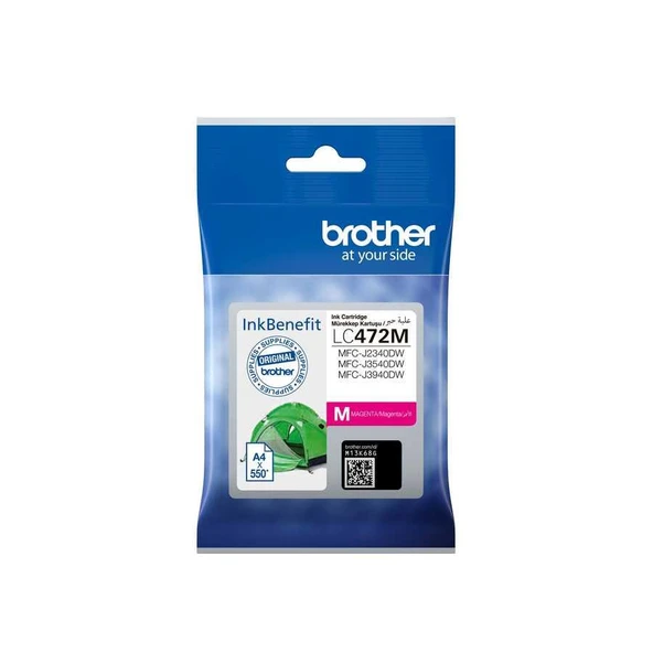 Brother LC472C Cyan Mavi 550 Sayfa Kartuş MFC-J2340-J3540-J3940 ürün görseli 1