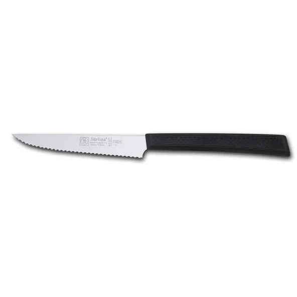 Sürbısa 61107 - Sürmene Lazerli Tırtıklı Biftek / Steak Bıçağı 12 Cm ürün görseli 1
