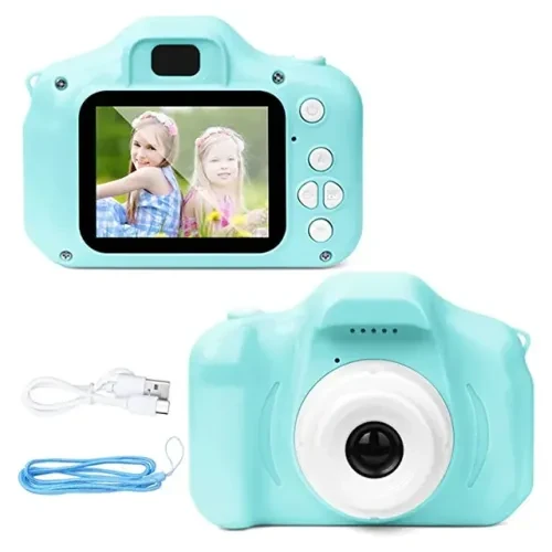 Mini Kamera Fotoğraf Makinesi Mavi ürün görseli 1