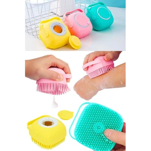Duş Jeli Hazneli Banyo Masaj Kesesi - Resim 3