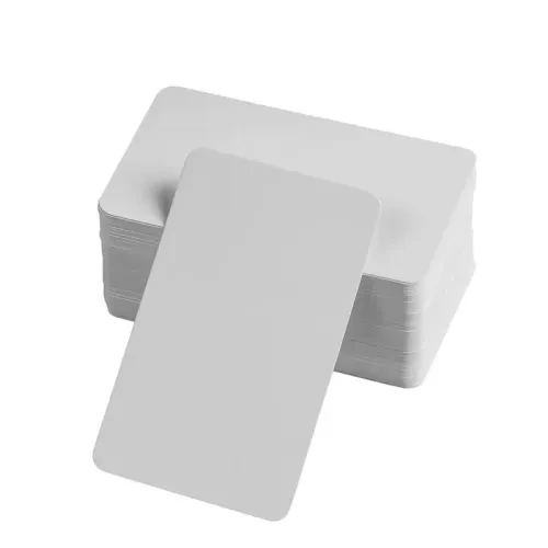 Boş Kelime Kartları 5x8 cm - 50 Adet Oval Kenarlı | Tabu & Not Kartları - Beyaz ürün görseli 1