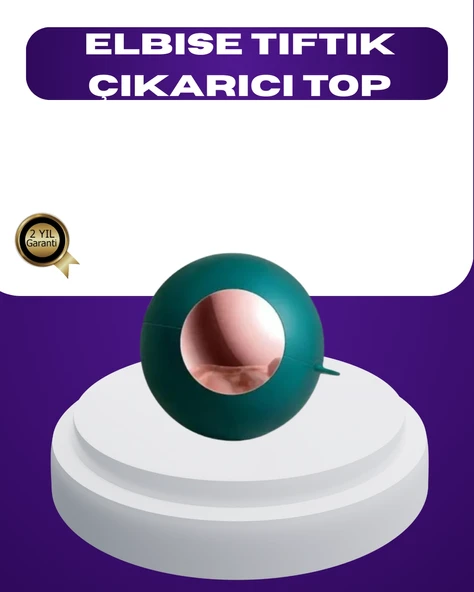 Elbise Tiftik Çıkarıcı Top – Yeniden Kullanılabilir Ve Yıkanabilir ürün görseli 1