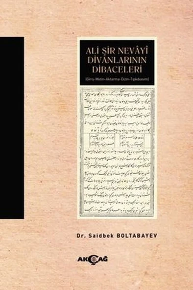 Ali Şir Nevayi Divanlarının Dibaceleri ürün görseli 1