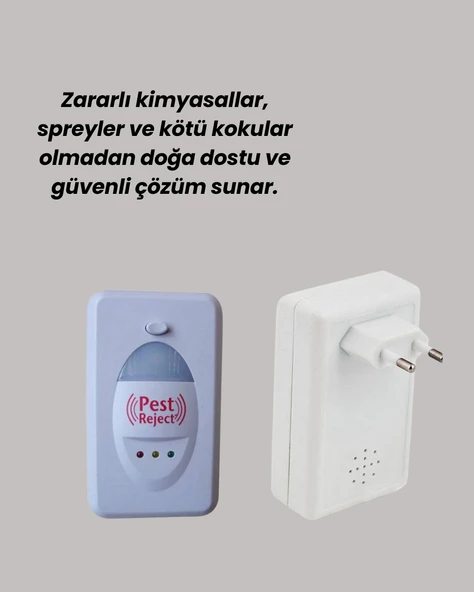 Elektrikli Böcek Ve Fare Kovucu Prizden Çalışan - Resim 3