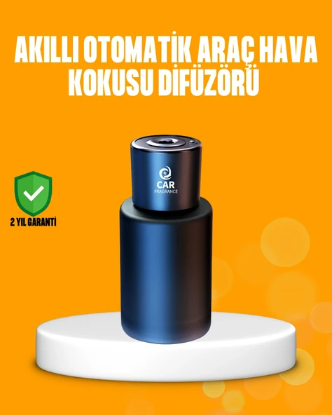 Lüks Oto Koku Difüzörü Doğal Buharlaşmalı Cam Tasarım ürün görseli 1