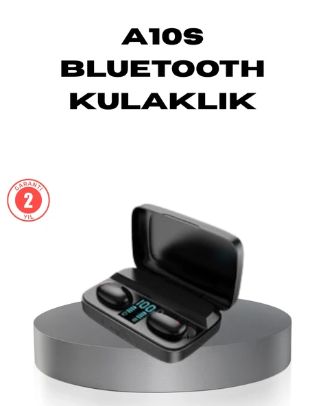 A10s Tws Bluetooth 5.0 Kulaklık – Powerbank’li Şarj Kutusu, Dokunmatik Kontrol, Gerçek Stereo ürün görseli 1