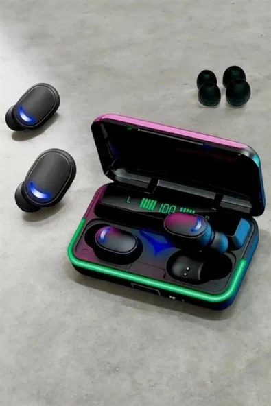 Android Ve İos Uyumlu Bluetooth Bağlantılı Powerbankli Kulaklık ürün görseli 1