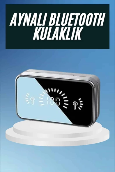 Powerbankli Bluetooth Kulaklık Yüksek Ses Aynalı Çift Dijital Gösterge Ekranı ürün görseli 1