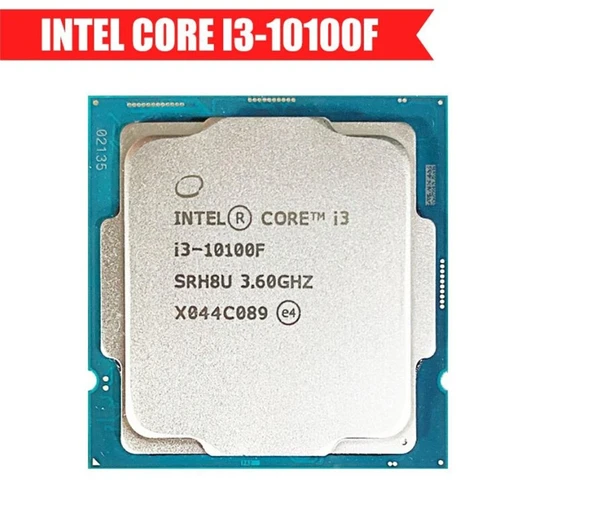Intel Core i3 10100F TRAY 3.60GHz 6MB Önbellek 4 Çekirdek 1200 14nm İşlemci NOVGA ürün görseli 1