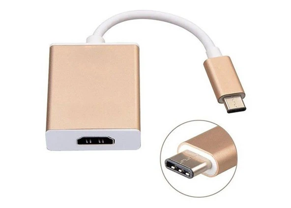 Hytech HY-USBC10 1080P Metal Type-C to HDMI Adaptör ürün görseli 1