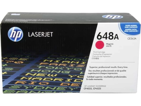 HP 648A Magenta Kırmızı 11.000 Sayfa Toner CE263A ürün görseli 1