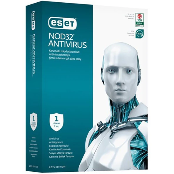 Eset Nod32 Antıvırus 1 Kullanıcı 1 Yıl ürün görseli 1