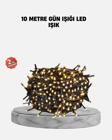 10 Metre Led Işıklı Dekoratif Parti Ve Kutlama Aydınlatması ürün görseli 1