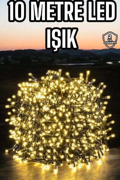 Led Işık 10 Metre Gün Işığı Parlak Ve Doğal Ağaç Süsleme ürün görseli 1