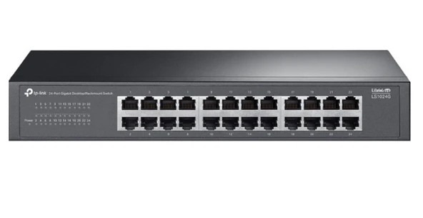 Tp-Link LS1024G 24 Port 10-100-1000 Mbps Switch Metal Kasa ürün görseli 1