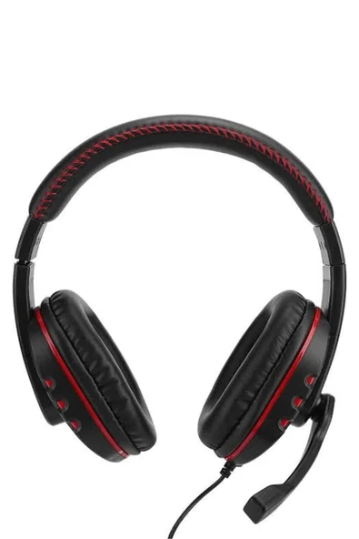 Mikrofonlu Kulaklık Kulaklığı Yüksek Ses Kaliteli Stereo Yumuşak Yastıklar ürün görseli 1