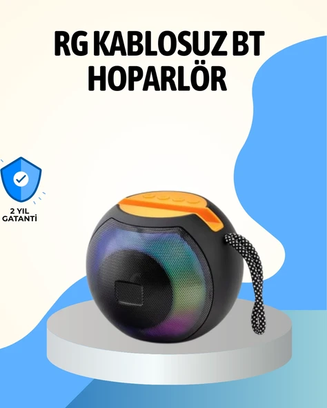 Rgb Led Işıklı Güçlü Baslı Kablosuz Hoparlör ürün görseli 1