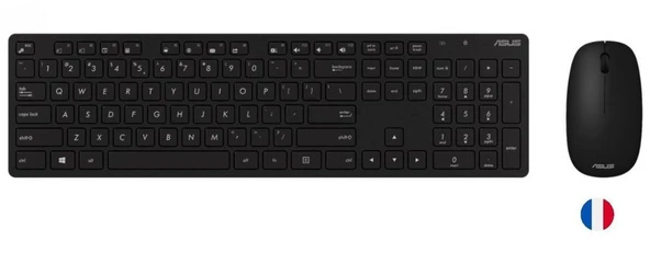Asus W5000 Rusca Kablsouz Klavye-Mouse Set Siyah (W5000-Rus-Syh) ürün görseli 1