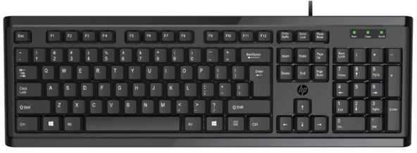 HP 6CB78PA K10 Kablolu Klavye ürün görseli 1