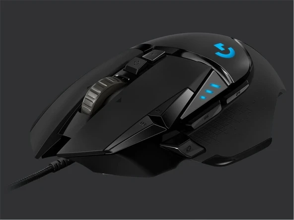 Logitech 910-005471 G502 HERO High Performance Wired Gaming Oyuncu Mouse 16.000 DPI RGB Optik ürün görseli 1