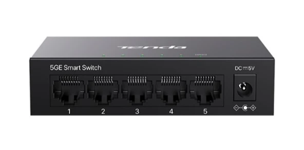 Tenda TEG2205D 5 Port 10-100-1000 Switch Cloud Yönetilebilir Çelik Kasa Switch ürün görseli 1