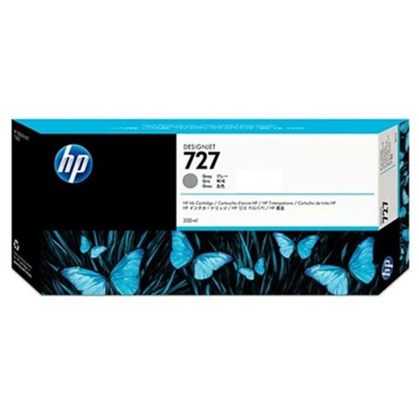 HP 727 Gray Gri 300ML Plotter Kartuşu F9J80A ürün görseli 1