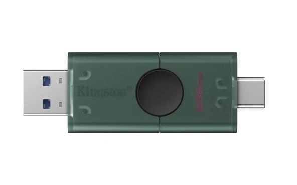 Kingston DTDEG2-256GB 256GB USB-A + USB-C 3.2 Gen 1 DataTraveler DuoG2 Flash Bellek ürün görseli 1