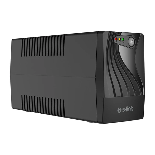S-link MIGHT U80 800VA UPS 12V9Ah-1 480W Siyah Line-Interactive Kesintisiz UPS Güç Kaynağı ürün görseli 1